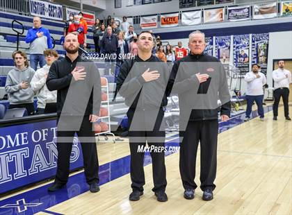 Thumbnail 3 in Blue Valley North vs Lee's Summit West - 810 Varsity Showcase photogallery.
