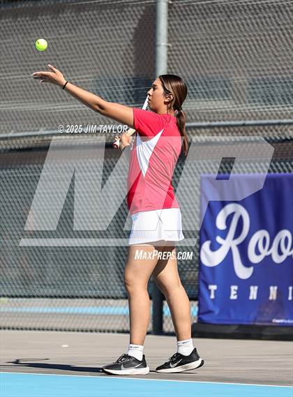 Thumbnail 3 in UIL 2A District Tennis photogallery.