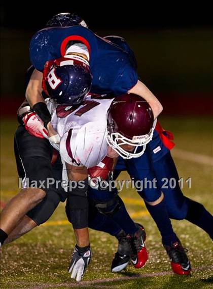 Thumbnail 3 in Binghamton vs. Orchard Park (NYSPHSAA Class AA Semifinal) photogallery.