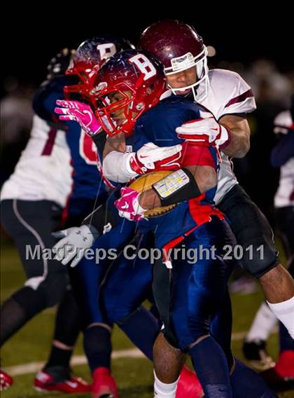 Thumbnail 3 in Binghamton vs. Orchard Park (NYSPHSAA Class AA Semifinal) photogallery.