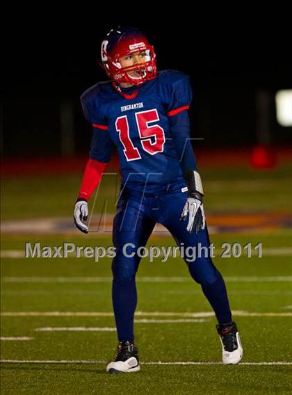Thumbnail 2 in Binghamton vs. Orchard Park (NYSPHSAA Class AA Semifinal) photogallery.