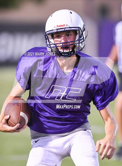 Thumbnail 2 in Northwest Christian vs. St. Mary's (Scrimmage) photogallery.