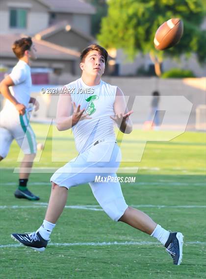 Thumbnail 2 in Northwest Christian vs. St. Mary's (Scrimmage) photogallery.