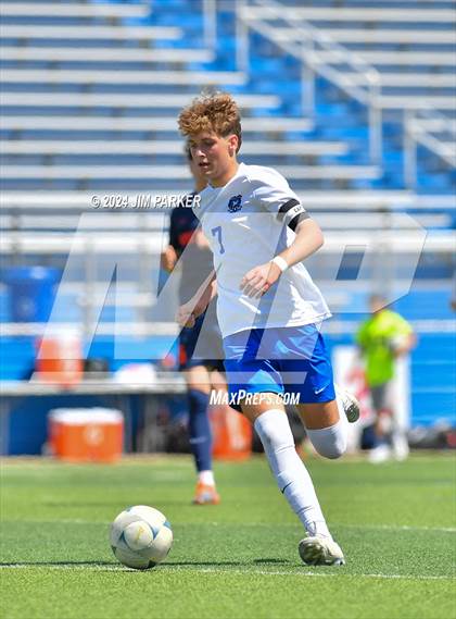 Thumbnail 1 in Midlothian vs. Wakeland (UIL 5A Soccer Final) photogallery.