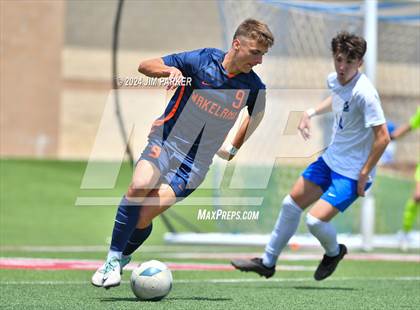 Thumbnail 3 in Midlothian vs. Wakeland (UIL 5A Soccer Final) photogallery.