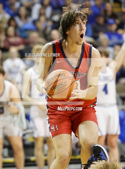Thumbnail 1 in St. Henry vs Covington Catholic (2023 9th Region Boys Basketball Tournament) photogallery.