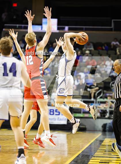 Thumbnail 1 in St. Henry vs Covington Catholic (2023 9th Region Boys Basketball Tournament) photogallery.