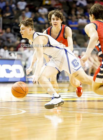 Thumbnail 1 in St. Henry vs Covington Catholic (2023 9th Region Boys Basketball Tournament) photogallery.