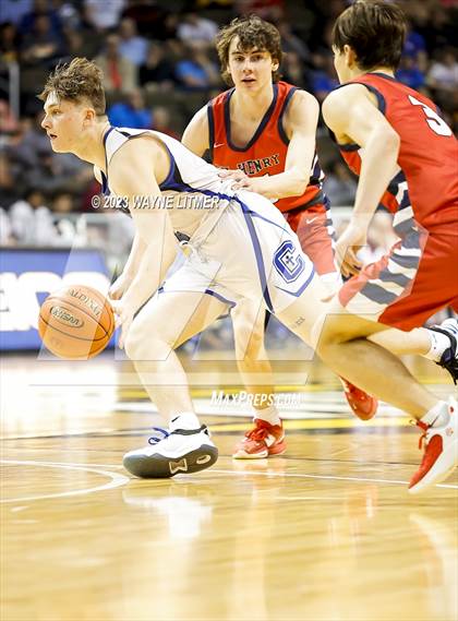 Thumbnail 2 in St. Henry vs Covington Catholic (2023 9th Region Boys Basketball Tournament) photogallery.