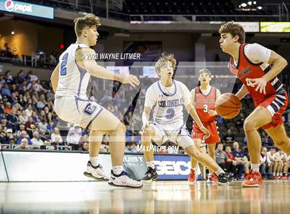 Thumbnail 3 in St. Henry vs Covington Catholic (2023 9th Region Boys Basketball Tournament) photogallery.