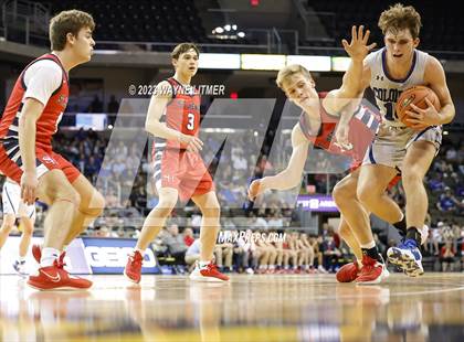 Thumbnail 1 in St. Henry vs Covington Catholic (2023 9th Region Boys Basketball Tournament) photogallery.