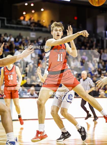 Thumbnail 2 in St. Henry vs Covington Catholic (2023 9th Region Boys Basketball Tournament) photogallery.