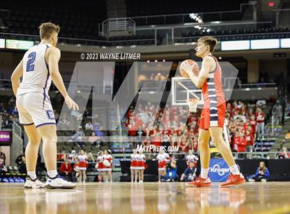 Thumbnail 1 in St. Henry vs Covington Catholic (2023 9th Region Boys Basketball Tournament) photogallery.