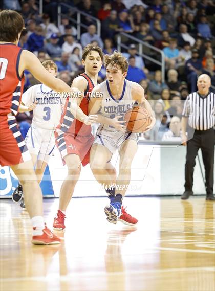 Thumbnail 1 in St. Henry vs Covington Catholic (2023 9th Region Boys Basketball Tournament) photogallery.