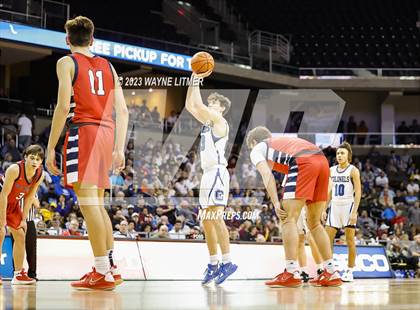 Thumbnail 2 in St. Henry vs Covington Catholic (2023 9th Region Boys Basketball Tournament) photogallery.