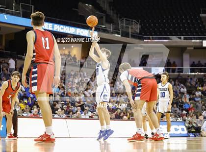 Thumbnail 3 in St. Henry vs Covington Catholic (2023 9th Region Boys Basketball Tournament) photogallery.