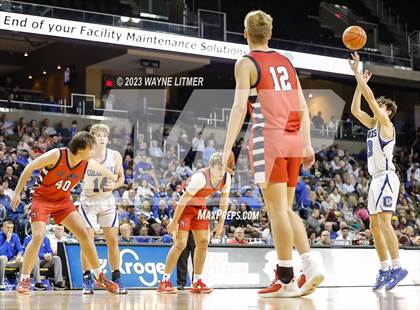 Thumbnail 3 in St. Henry vs Covington Catholic (2023 9th Region Boys Basketball Tournament) photogallery.