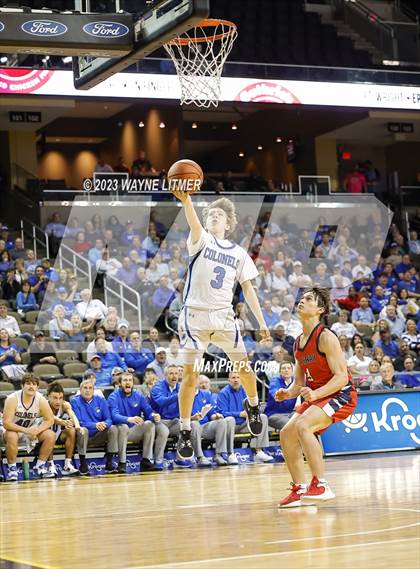 Thumbnail 3 in St. Henry vs Covington Catholic (2023 9th Region Boys Basketball Tournament) photogallery.