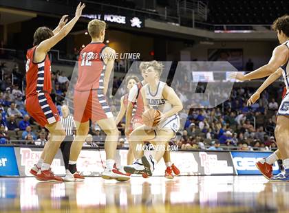 Thumbnail 3 in St. Henry vs Covington Catholic (2023 9th Region Boys Basketball Tournament) photogallery.