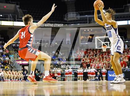 Thumbnail 1 in St. Henry vs Covington Catholic (2023 9th Region Boys Basketball Tournament) photogallery.