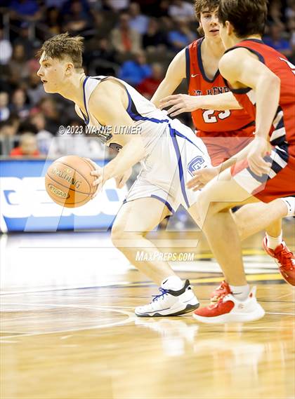 Thumbnail 3 in St. Henry vs Covington Catholic (2023 9th Region Boys Basketball Tournament) photogallery.