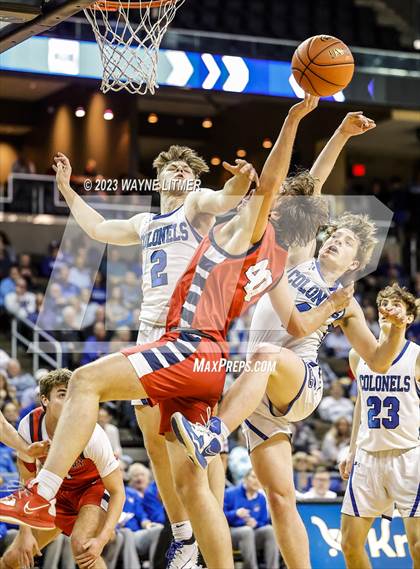 Thumbnail 3 in St. Henry vs Covington Catholic (2023 9th Region Boys Basketball Tournament) photogallery.