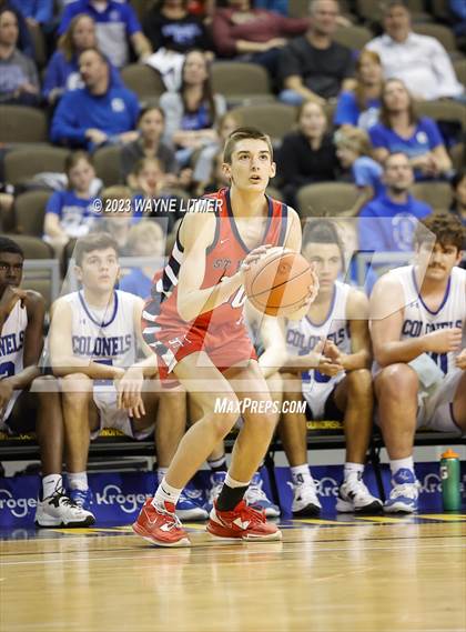 Thumbnail 3 in St. Henry vs Covington Catholic (2023 9th Region Boys Basketball Tournament) photogallery.