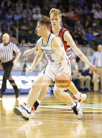 Thumbnail 1 in St. Henry vs Covington Catholic (2023 9th Region Boys Basketball Tournament) photogallery.