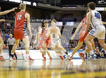 Thumbnail 1 in St. Henry vs Covington Catholic (2023 9th Region Boys Basketball Tournament) photogallery.