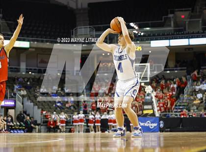 Thumbnail 2 in St. Henry vs Covington Catholic (2023 9th Region Boys Basketball Tournament) photogallery.