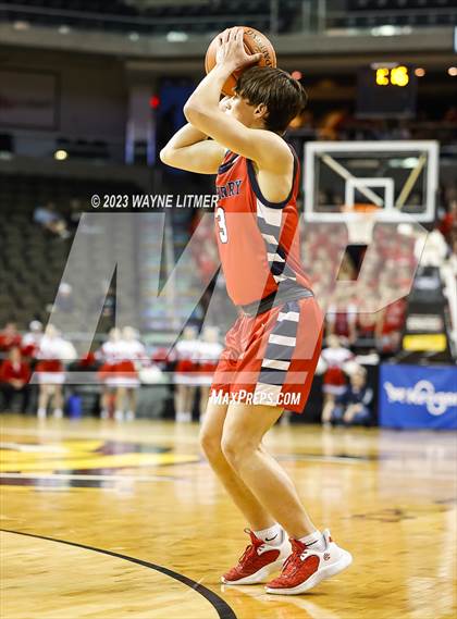 Thumbnail 1 in St. Henry vs Covington Catholic (2023 9th Region Boys Basketball Tournament) photogallery.