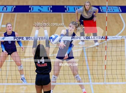 Thumbnail 1 in Lee County @ Pope (GHSA AAAAA State Volleyball Tournament - 1st Round) photogallery.