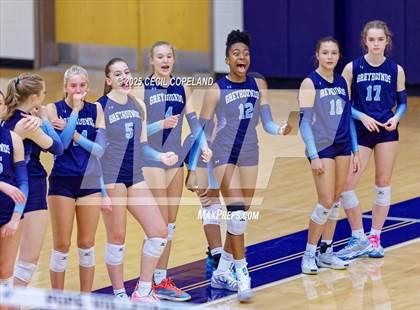 Thumbnail 3 in Lee County @ Pope (GHSA AAAAA State Volleyball Tournament - 1st Round) photogallery.