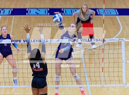 Thumbnail 3 in Lee County @ Pope (GHSA AAAAA State Volleyball Tournament - 1st Round) photogallery.