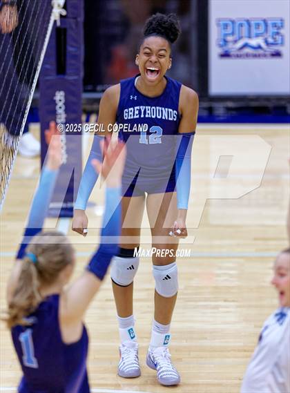 Thumbnail 2 in Lee County @ Pope (GHSA AAAAA State Volleyball Tournament - 1st Round) photogallery.