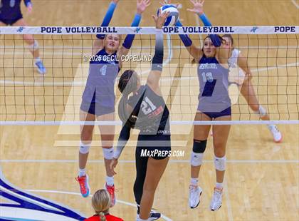 Thumbnail 1 in Lee County @ Pope (GHSA AAAAA State Volleyball Tournament - 1st Round) photogallery.
