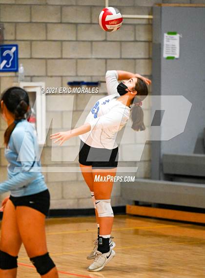 Thumbnail 2 in Academy of Our Lady of Peace vs Sage Creek (SUHI JV Tournament) photogallery.