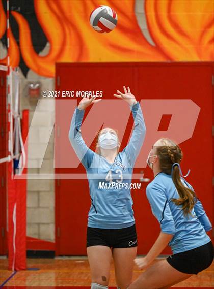 Thumbnail 1 in Academy of Our Lady of Peace vs Sage Creek (SUHI JV Tournament) photogallery.