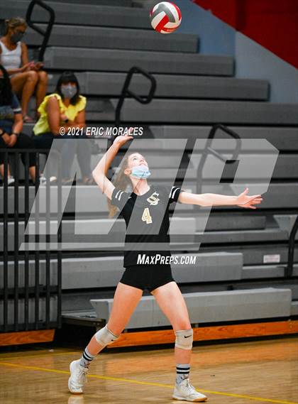 Thumbnail 2 in Academy of Our Lady of Peace vs Sage Creek (SUHI JV Tournament) photogallery.