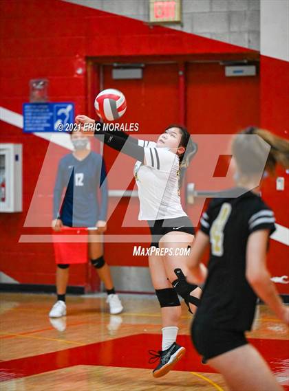 Thumbnail 3 in Academy of Our Lady of Peace vs Sage Creek (SUHI JV Tournament) photogallery.