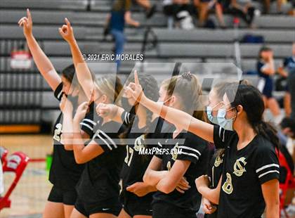 Thumbnail 3 in Academy of Our Lady of Peace vs Sage Creek (SUHI JV Tournament) photogallery.