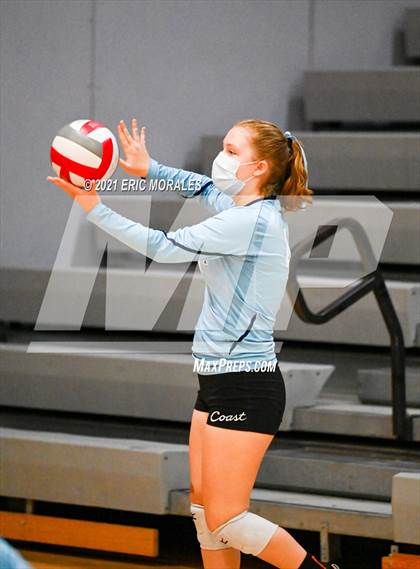 Thumbnail 2 in Academy of Our Lady of Peace vs Sage Creek (SUHI JV Tournament) photogallery.