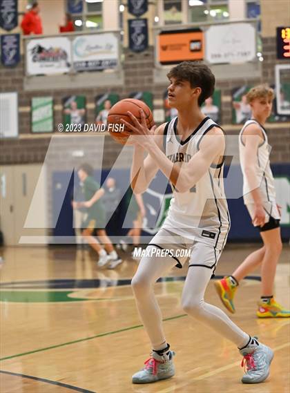 Thumbnail 2 in Borah vs Meridian (IHSAA 5A District III Quarterfinals) photogallery.