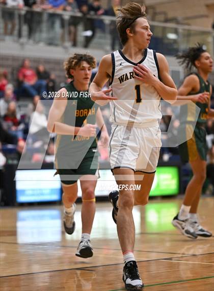 Thumbnail 3 in Borah vs Meridian (IHSAA 5A District III Quarterfinals) photogallery.