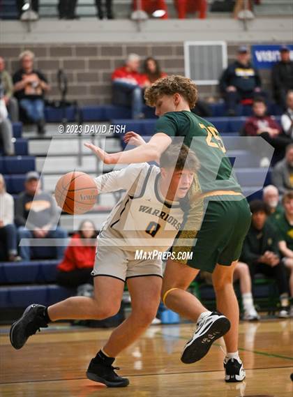 Thumbnail 1 in Borah vs Meridian (IHSAA 5A District III Quarterfinals) photogallery.
