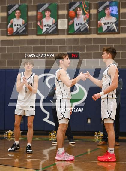 Thumbnail 2 in Borah vs Meridian (IHSAA 5A District III Quarterfinals) photogallery.