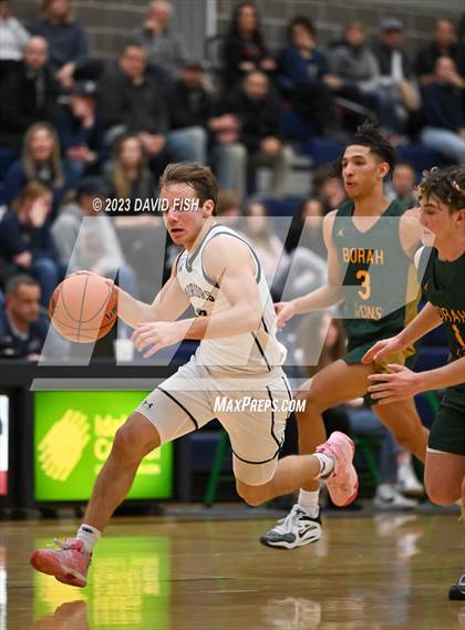 Thumbnail 1 in Borah vs Meridian (IHSAA 5A District III Quarterfinals) photogallery.
