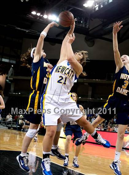 Thumbnail 2 in Notre Dame Academy vs. Newport Central Catholic (KHSAA Ninth Region Semifinal) photogallery.