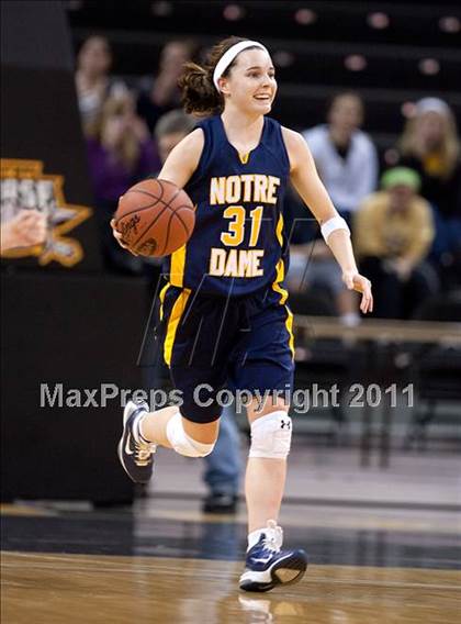 Thumbnail 3 in Notre Dame Academy vs. Newport Central Catholic (KHSAA Ninth Region Semifinal) photogallery.