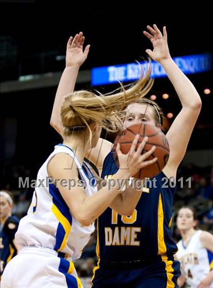 Thumbnail 3 in Notre Dame Academy vs. Newport Central Catholic (KHSAA Ninth Region Semifinal) photogallery.